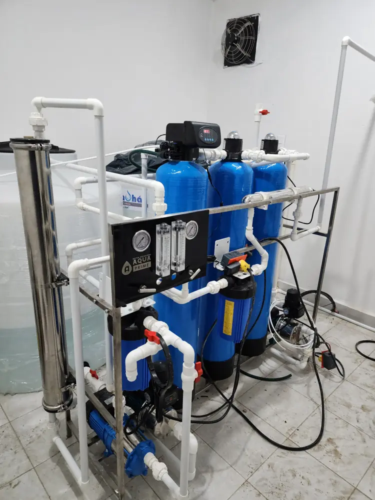 Planta purificadora instalada por HidroSystem